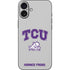 Texas Christian University Horned Frogs Logo Print iPhone 16 Plus Skin